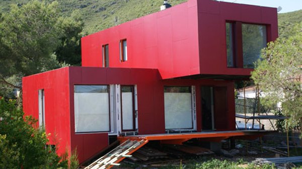 Contiene una Casa, vivienda hecha con contenedores