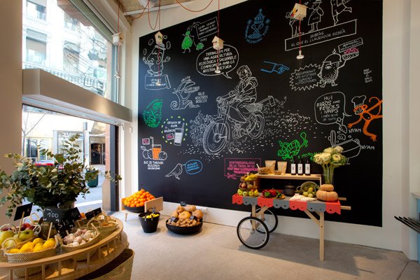 Tienda Puntdesabor para Unió de Llauradors i Ramaders por Daniel Nebot y Paco Roca