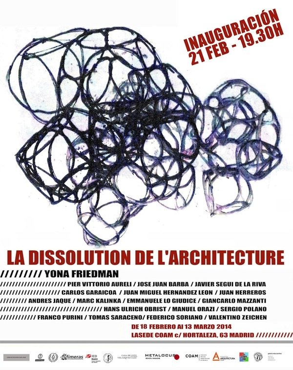 Exposición La dissolution de l’architecture. Yona Friedman