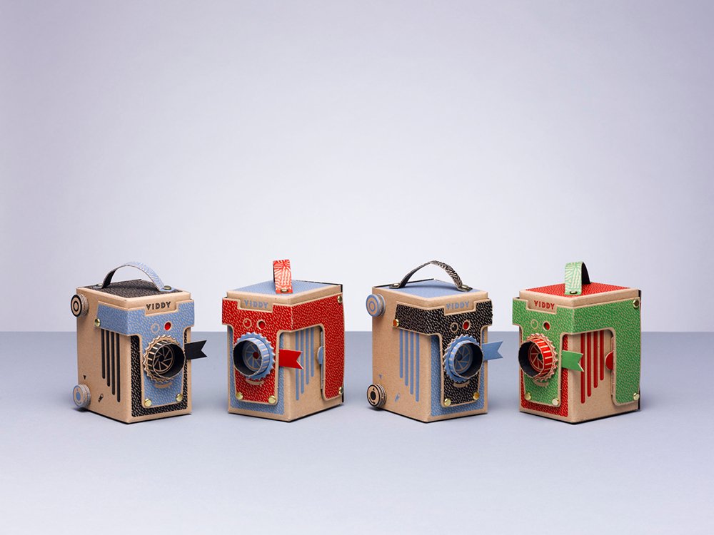 Viddy, la cámara DIY de cartón que se monta en 30 minutos