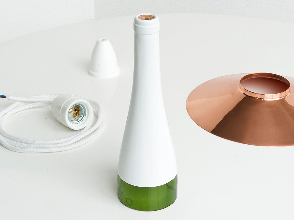 LaFlor, lámpara reciclada de Nutcreatives para Lucirmás