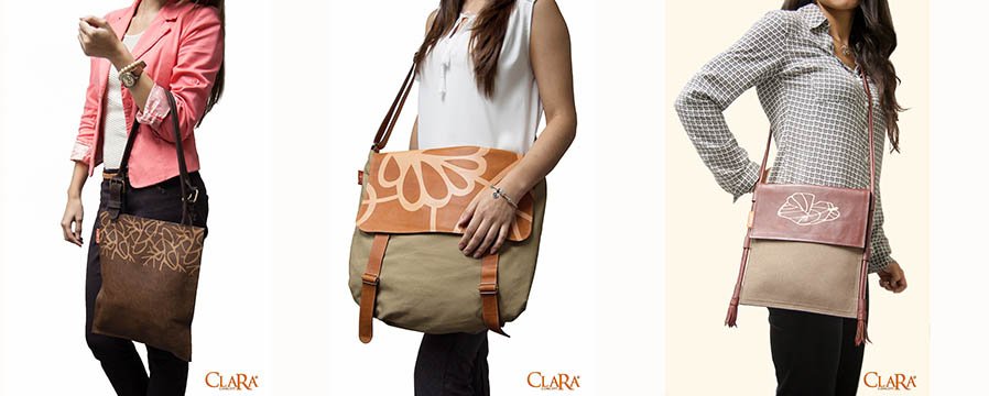 Bolsos de Clara Concept. Foto cortesía de la diseñadora.