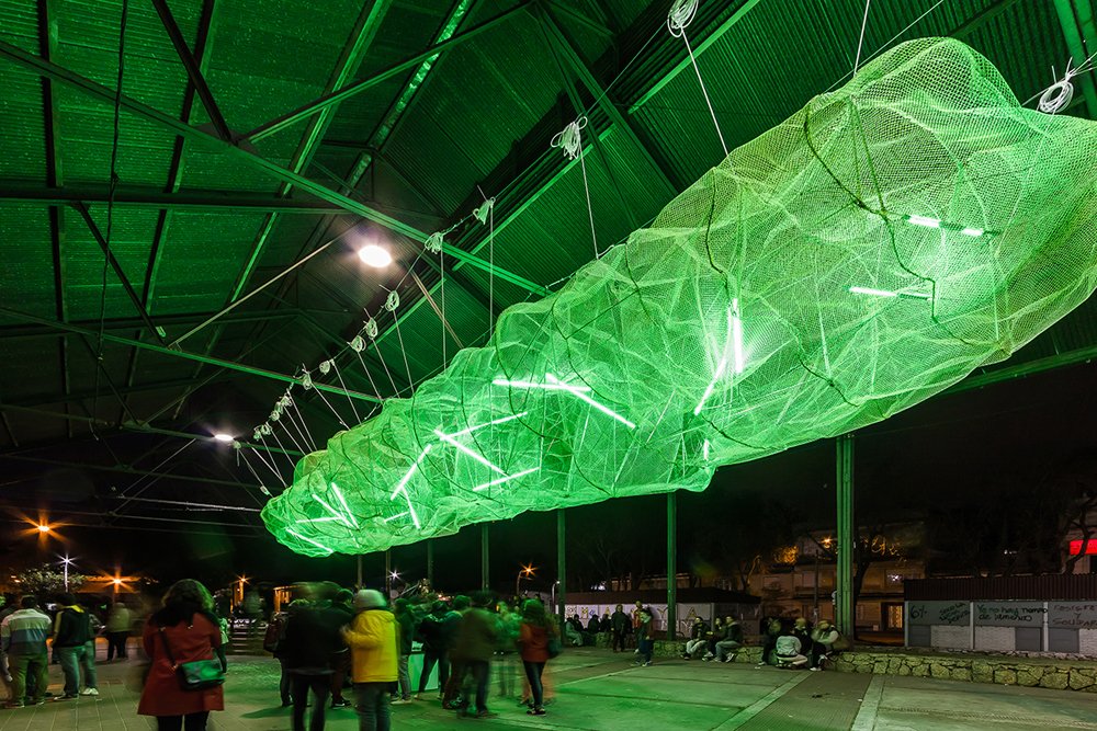 La Nube, intervención colaborativa en Montevideo