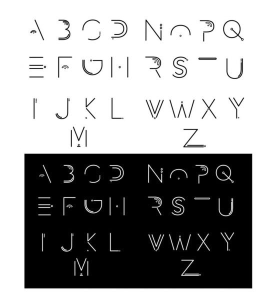 Diseño de fuente de Fabiola Calderón. Foto cortesía de la diseñadora.