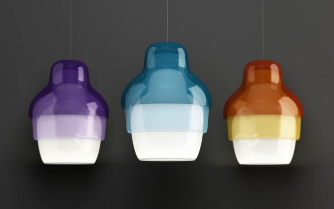 Lámpara Matrioshka, Stone Designs, 2016.