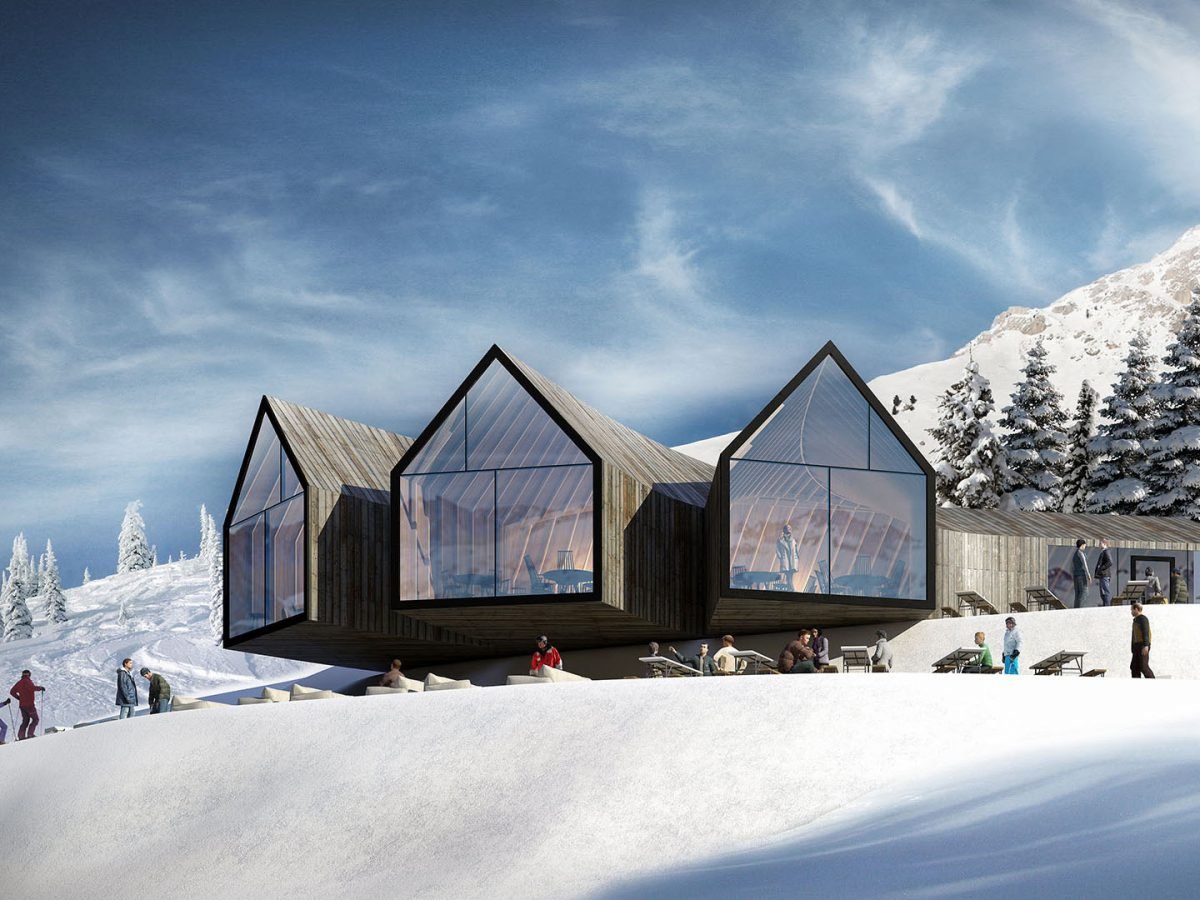 Oberholz Mountain Hut, el refugio de montaña de Peter Pichler y Pavol Mikolajcak