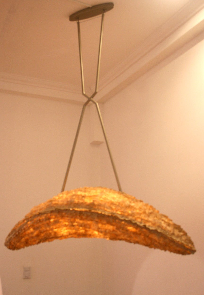 Un proyecto textil de Paulina Ortiz, realizado con fibras naturales.