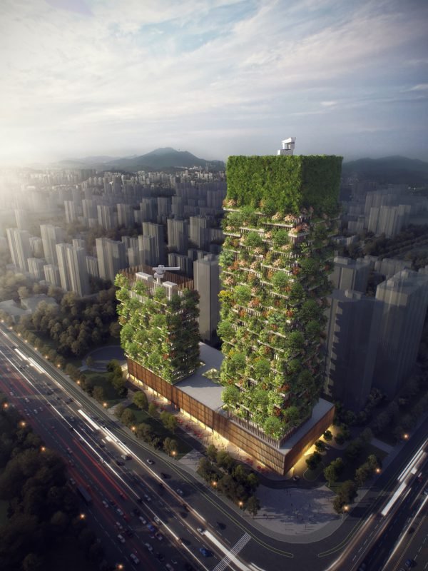 Nanjing Vertical Forest, el Bosque Vertical de Stefano Boeri Architetti en China