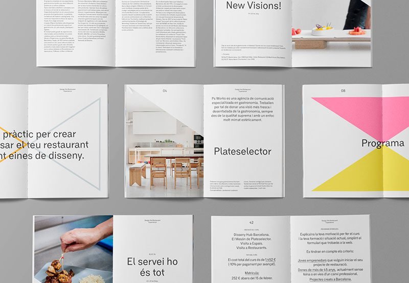 Design the Restaurant Experience, identidad gráfica de Atipus