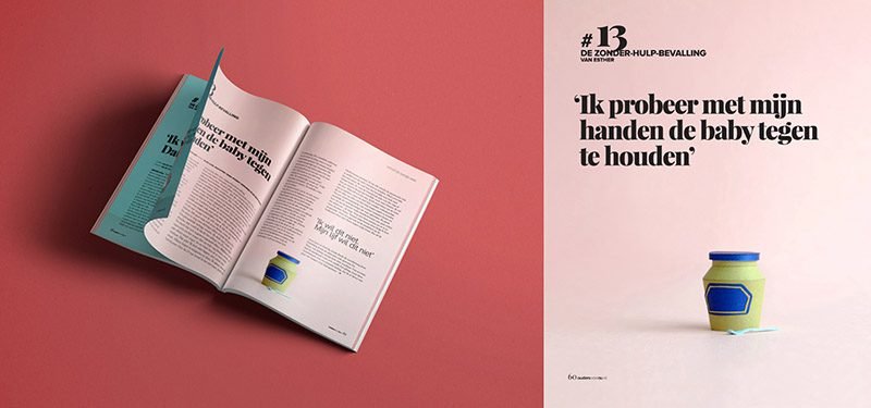 Anne van den Berg ilustra historias sobre bebés para Ouders van Nu