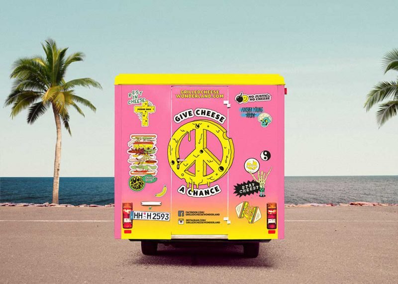 Identidad de marca de We are Büro Büro: un foodtruck especializado en quesos