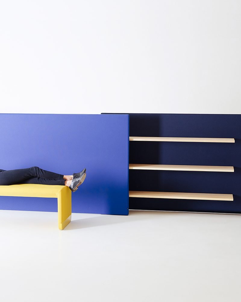 Chart, separador de espacios diseñado por Relvão y Kellerman para COR