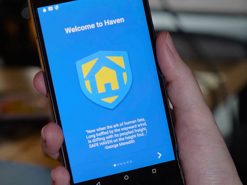 Edward Snowden presenta Haven, una aplicación móvil y sistema de vigilancia