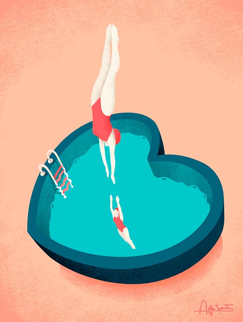 Andrea de Santis. Ilustraciones que evocan el verano