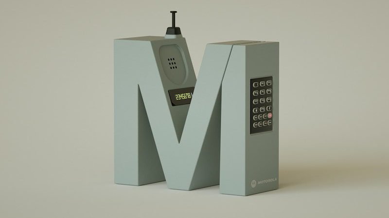 36 days electronics, la tipografía retro de Vinicius Araujo