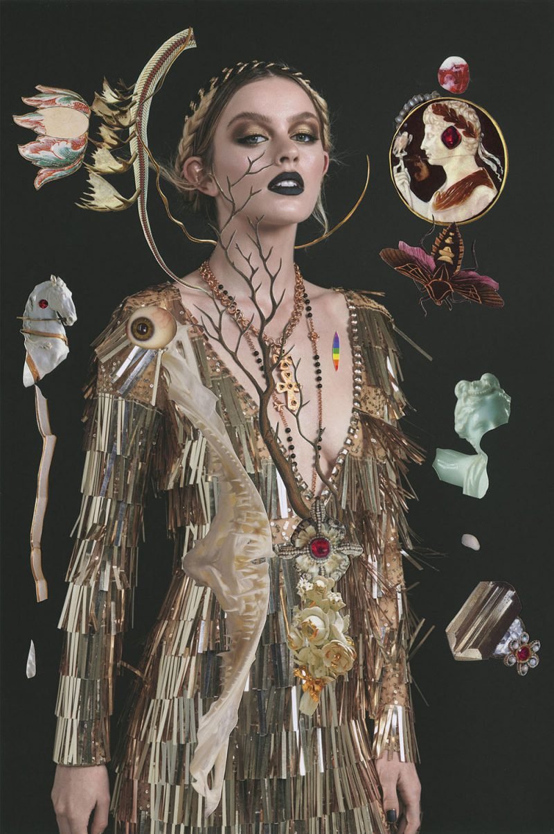 El collage de Ashkan Honarvar. Surrealismo iraní, diseño holandés