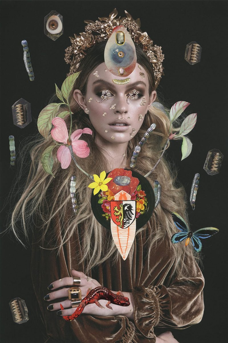 El collage de Ashkan Honarvar. Surrealismo iraní, diseño holandés