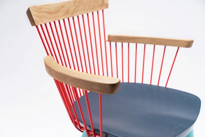 WW Chair, de Studio Makgill para Hayche. La reinterpretación de un éxito a través del color. © Hayche