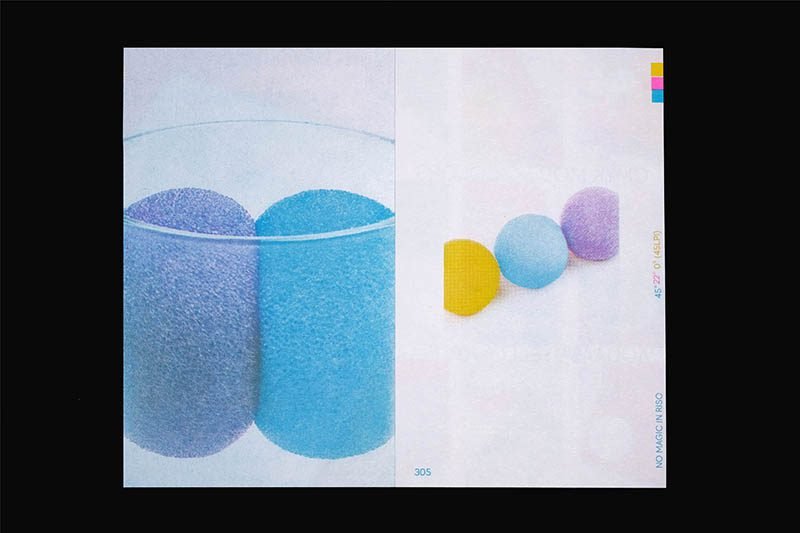 No Magic In Riso, proyecto editorial del estudio taiwanés O.OO. Impresión experimental en risografía