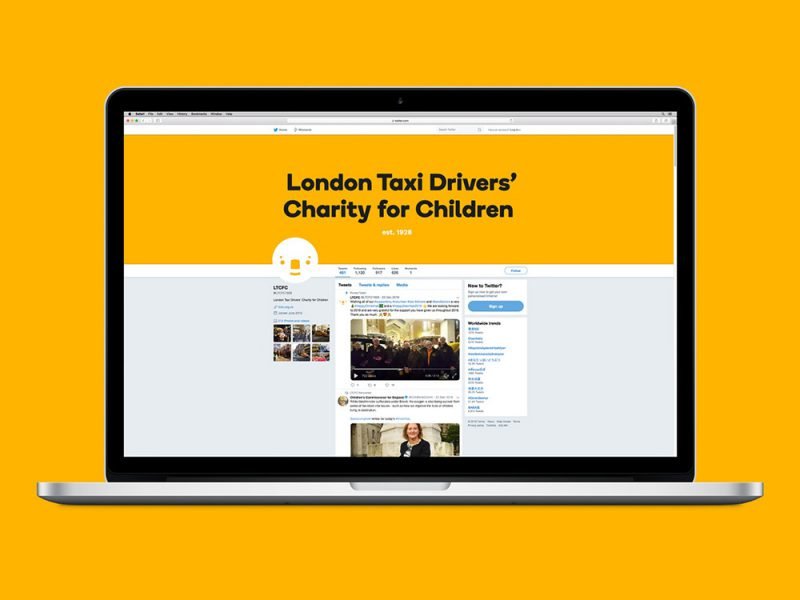 Pentagram rediseña la identidad de marca de la London Taxi Drivers’ Charity for Children