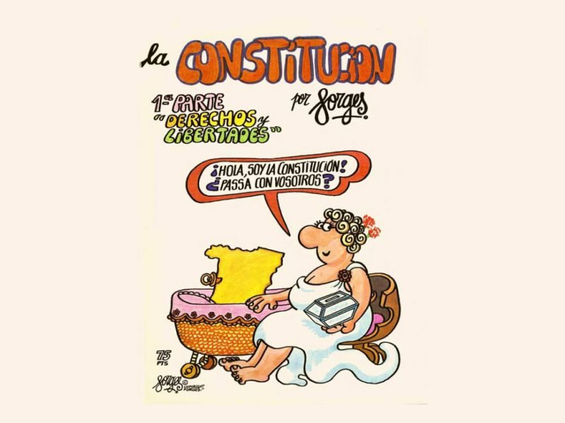 La Constitución por Forges. Viñetas en la Biblioteca Nacional de España