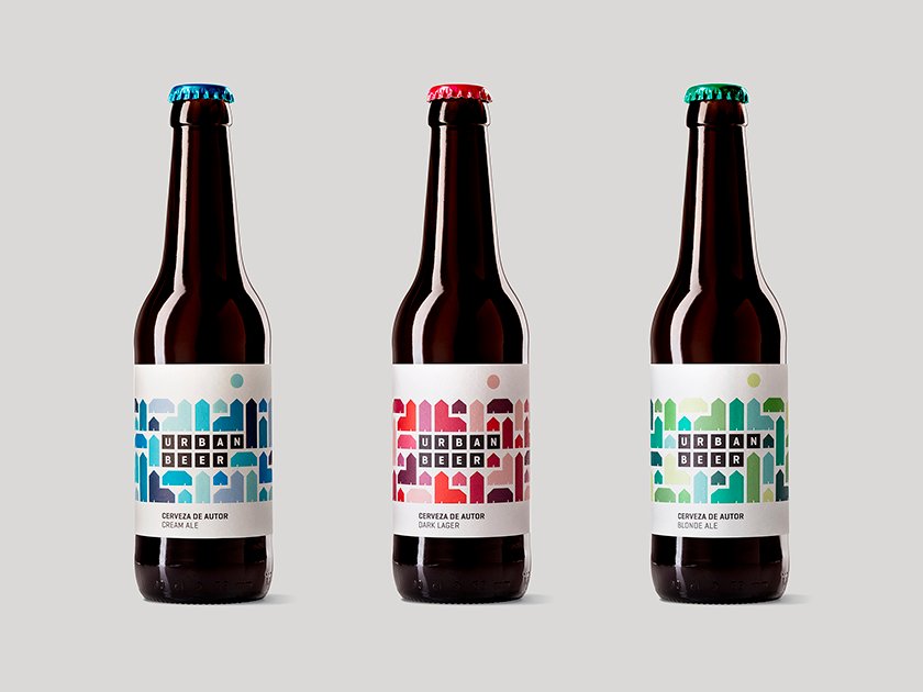 La caja de tipos desarrolla el branding y el packaging de Urbanbeer. Diseñar una cerveza de autor