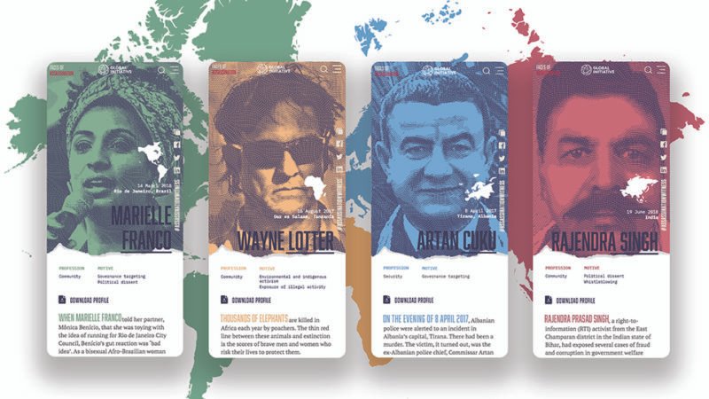 Diseño digital: Faces of Assassination, de Café