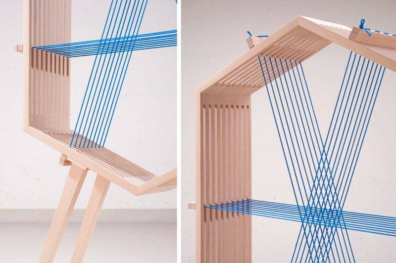 WWW, las versátiles estanterías de nailon de Vitor Matic