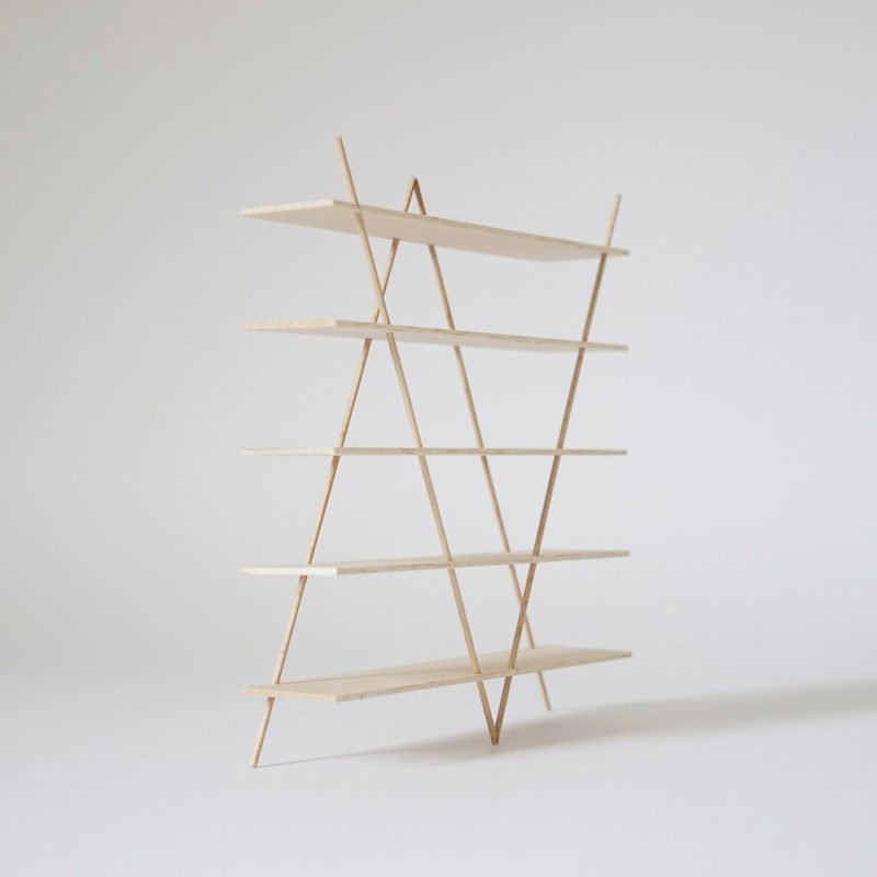 Zurich Shelf, la estantería ligera de Leonard Kadid