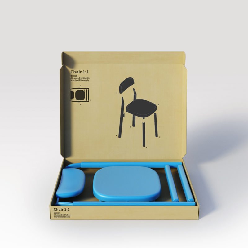 1:1, aquella hermosa silla de plástico. La visión de Stabile, Martinelli y Venezia
