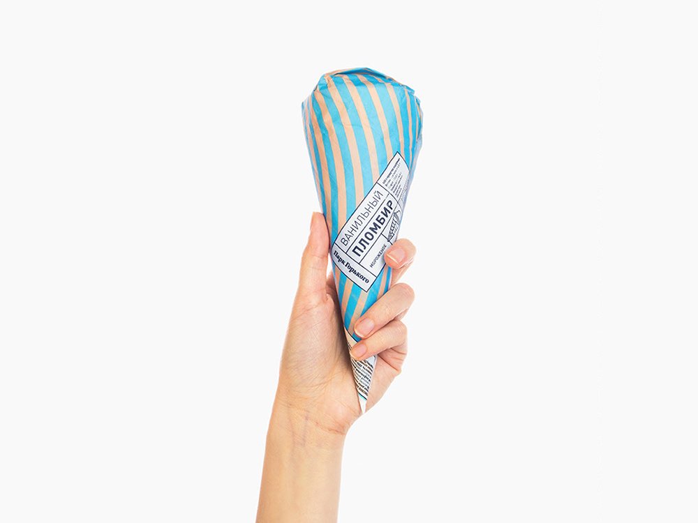 Cinco proyectos gráficos de helados. Todos ricos, todos bien diseñados