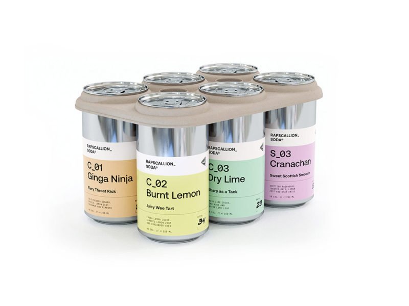 Rapscallion Soda, el packaging bribón de Freytag Anderson