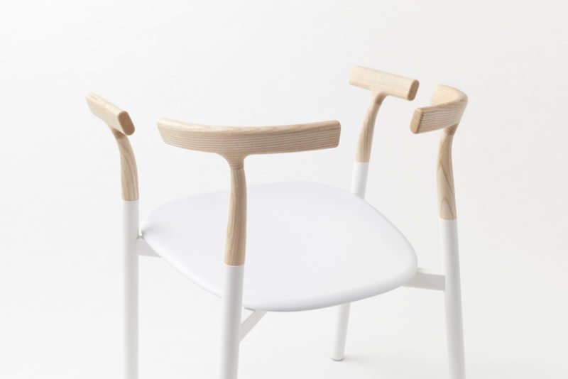 Twig, la silla incompleta de Nendo. Minimalismo nipón © Akihiro Yoshida 