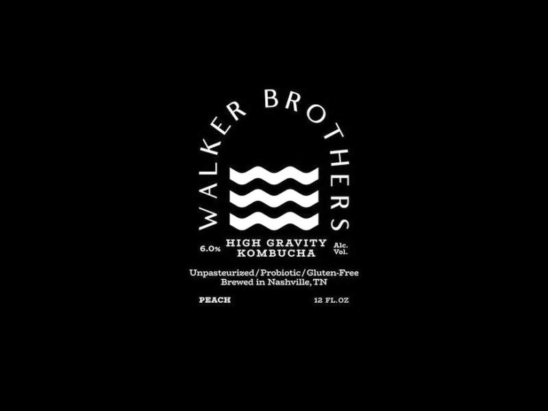 Makebardo desarrolla la identidad de Kombucha Walker Brothers