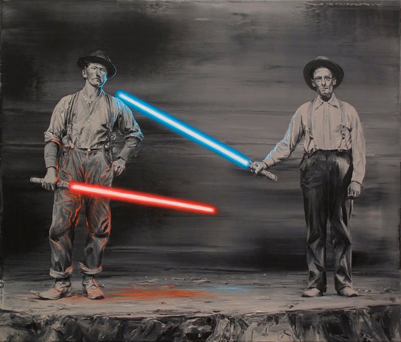 Las fotografías al óleo de Paco Pomet. De Granada al mundo