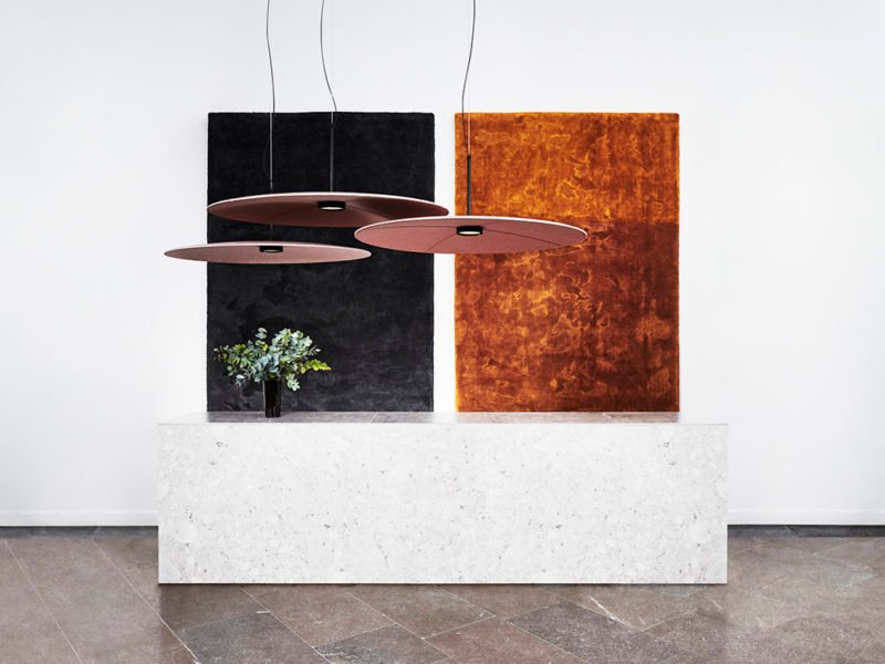 Lily, las luminarias fonoabsorbentes de Runa Klock y Hallgeir Homstvedt