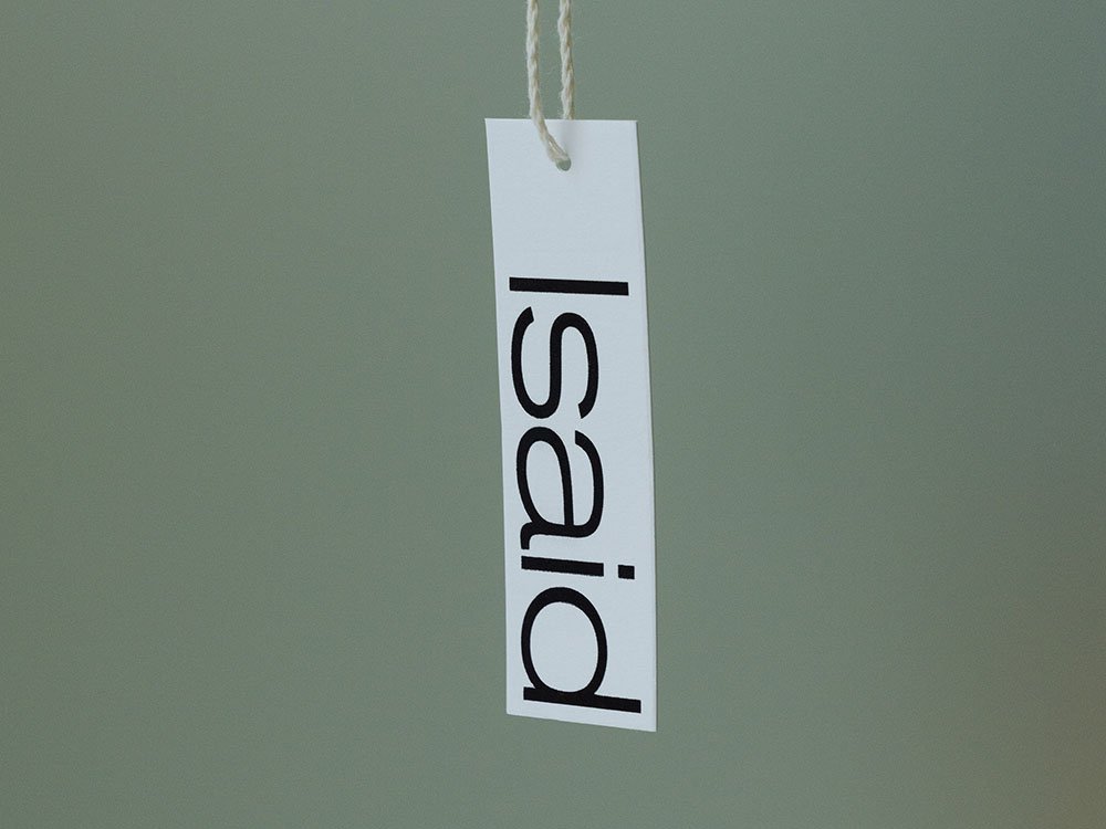 Eunsun Park desarrolla el branding de Isaid. Moda y buen diseño desde Seúl