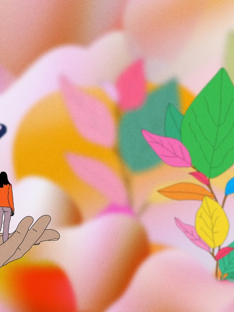 Abstracción, color y forma en la ilustración de Sebastian Cestaro