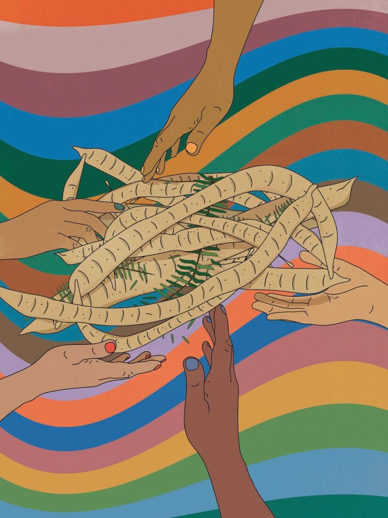 Abstracción, color y forma en la ilustración de Sebastian Cestaro