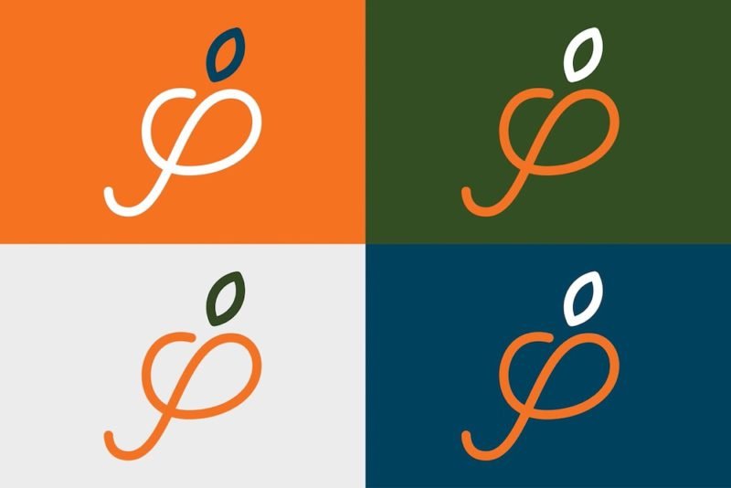 Peach, identidad y packaging de Pentagram. © Nick Cabrera / Emma Roberts