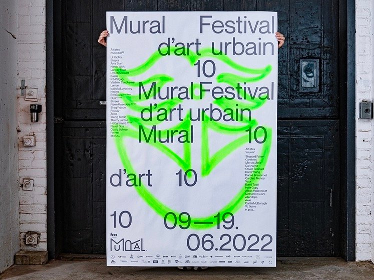 Baillat desarrolla la identidad de la décima edición de Mural. Crear para creadores