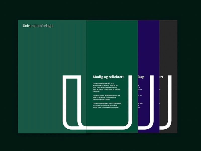 Mats Ottdal rediseña la identidad de Universitetsforlaget