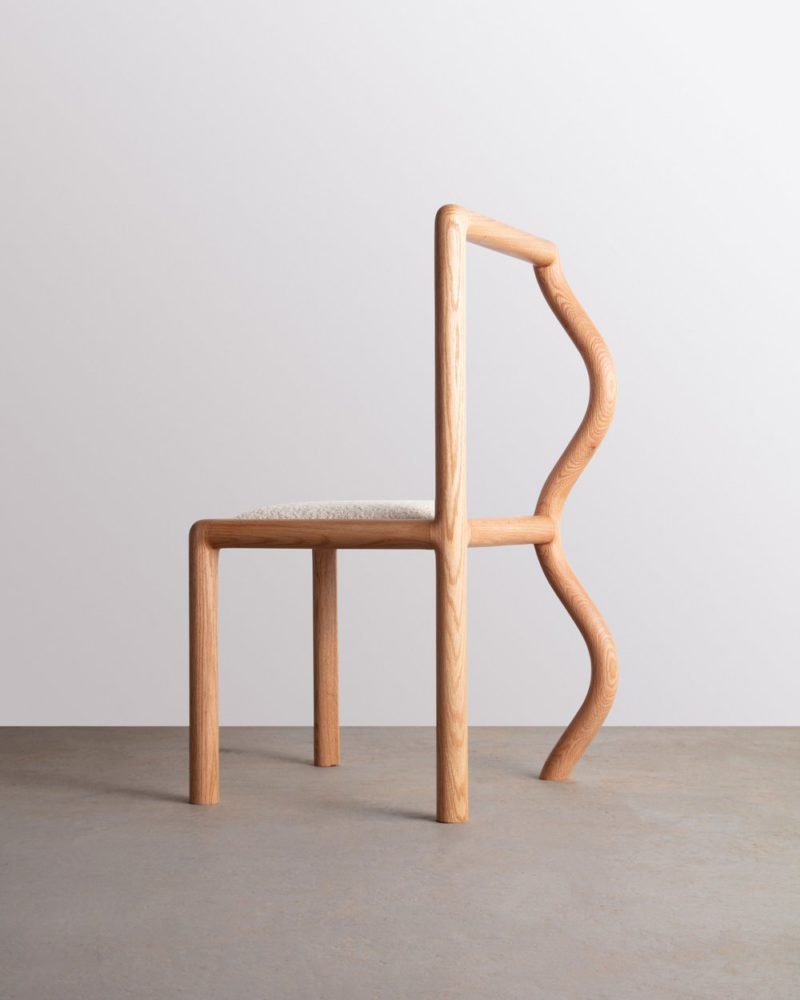 Squiggle, el mobiliario "sinusoide" de Christopher Miano