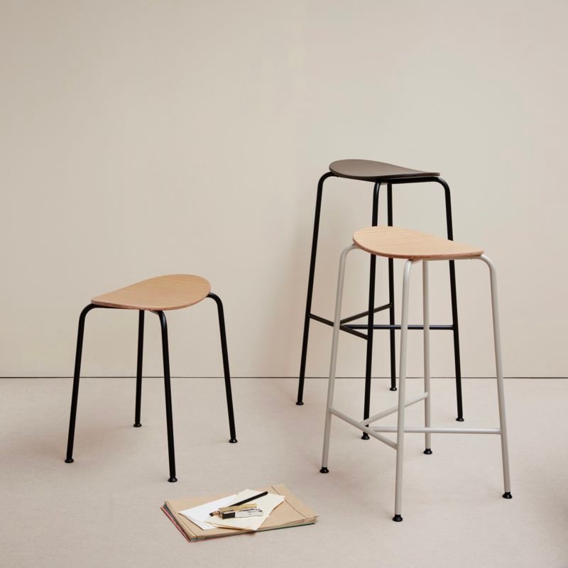 Hodei, el taburete superligero de Muka Design Lab