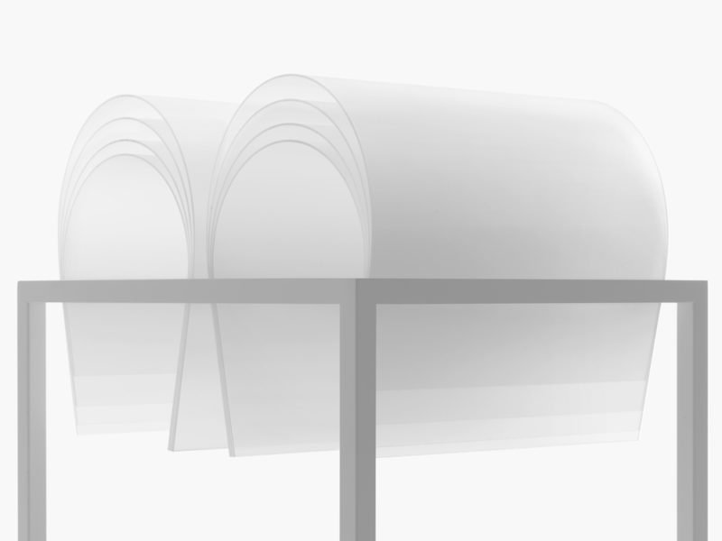 Bouncy Layers, la colección de mobiliario "avant-garde" de Nendo. © Hiroshi Iwasaki