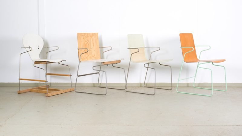 Flexible, ligera, fresca,... así es Bender, la silla "doblada" de Frederik Kurzweg