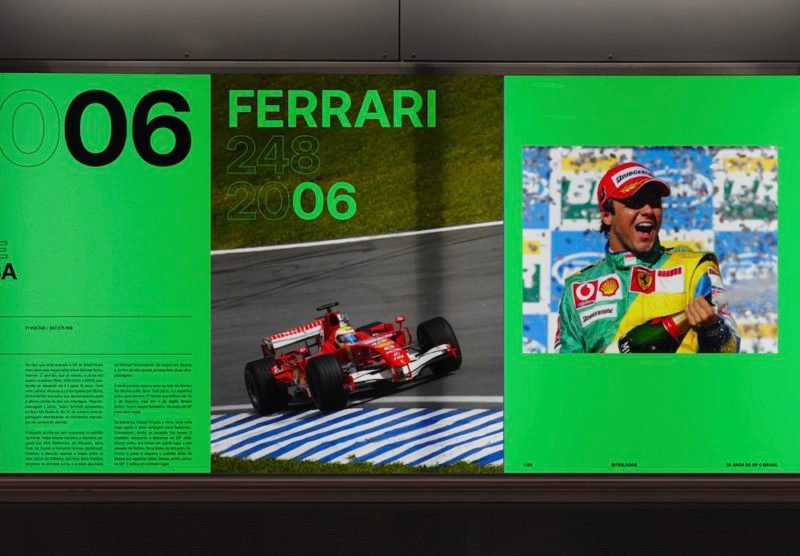 Gabriel M. Ramos celebra los 50 años de la F1 en Brasil con diseño del bueno