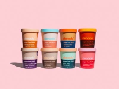 Jo Cutri desarrolla la identidad de los helados Denada