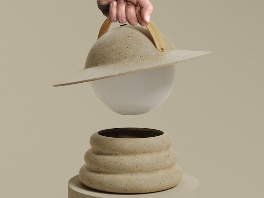 Lua, la lámpara ‘sombrero’ de Eric Nicolas y Patricia Alvarez