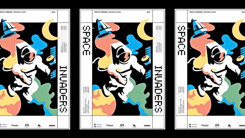 Luca, B. diseña la imagen de Space Invaders, una obra de teatro para adolescentes